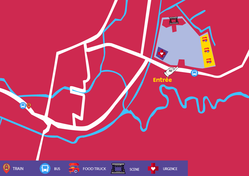 Plan d'accès du site